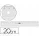 Foto 0: REGUA M+R 20 CM PLASTICO TRANSPARENTE