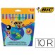 Foto 0: Marcadores escolares BIC Kids Aquarelle, 10 cores