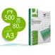 Foto 1: Papel fotocopia Q-connect economy A3 80 gr, resma (500 folhas) ENTREGA GR�TIS EM TODO O PA�S (Minimo 10 resmas)