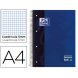 Foto 0: CADERNO ESPIRAL OXFORD CAPA RIJA MICROPERFURADO DIN A4 80 FOLHAS QUADRICULA 5MM -COR AZUL