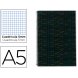 Foto 0: CADERNO ESPIRAL LIDERPAPEL MULTILIDER A5 140 FLS QUADRICULADO 5 MM -5 COL.6 FUROS CAPA FORRADA AZUL PETROLEO 70GRS