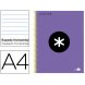 Foto 0: CADERNO ESPIRAL LIDERPAPEL A4 MICRO ANTARTIK CAPA FORRADA 120 F 100G HORIZONTAL 5 BANDAS 4 FUROS COR VIOLETA