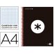 Foto 0: CADERNO ESPIRAL LIDERPAPEL A4 MICRO ANTARTIK CAPA FORRADA 120 F 100G QUADRICULA 5 MM 5 BANDAS 4 FUROS COR PRETO
