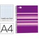 Foto 0: CADERNO ESPIRAL LIDERPAPEL A4 MICRO CLASSIC CAPA FORRADA 160 F 60 GR QUADRICULA 5 MM 5 BANDAS 4 FUROS ROXO