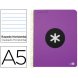 Foto 0: CADERNO ESPIRAL LIDERPAPEL A5 MICRO ANTARTIK CAPA POLIPROPILENO 120 F 100G HORIZONTAL 5 BANDAS 6 FUROS COR VIOLETA
