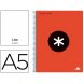 Foto 0: CADERNO ESPIRAL LIDERPAPEL A5 MICRO ANTARTIK CAPA POLIPROPILENO 120 F 100G LISO SEM BANDAS 6 FUROS COR VERMELHO