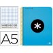 Foto 0: CADERNO ESPIRAL LIDERPAPEL A5 MICRO ANTARTIK CAPA POLIPROPILENO 120 F 100G QUADRICULA 5MM 5 BANDAS 6 FUROS COR AZUL