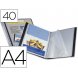 Foto 0: Capa cat�logo Liderpapel A4, 40 bolsas, Preto