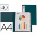 Foto 0: Capa cat�logo Liderpapel A4, 40 bolsas, Verde