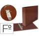 Foto 0: Pasta Liderpapel, 2 an�is de 25mm mistos, Cart�o forrado em couro, Folio ao baixo