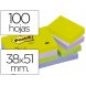 Foto 0: BLOCO DE NOTAS ADESIVAS POST-IT 38X51 MM ULTRA INTENSO SURTIDO PACK DE 12 BLOCS