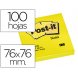 Foto 0: BLOCO DE NOTAS ADESIVAS POST-IT AMARELO 76 X 76 MM
