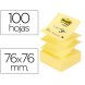 Foto 0: BLOCO DE NOTAS ADESIVAS POST-IT AMARELO. 76 X 76 MM