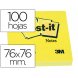 Foto 0: BLOCO DE NOTAS ADESIVAS POST-IT POST-IT AMARELO 76 X 76 MM
