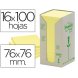 Foto 0: BLOCO DE NOTAS ADESIVAS POST-IT RECICLADAS EM TORRE 76 X 76 MM. 16 BLOCOS