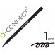 Foto 0: Marcador Q-Connect, Ponta redonda de fibra, Preto, 0,5mm