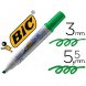 Foto 0: Marcador BIC Velleda para quadro branco, Ponta biselada, 3-5,5mm, Verde