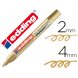 Foto 0: Marcador Edding 750, Ponta redonda, 4mm, Ouro