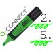 Foto 0: Marcador fluorescente Q-Connect, Verde, Ponta biselada