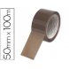 Foto 0: Fita adesiva Q-Connect, PVC, Cor Havana, 100mx50mm