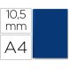 Foto 0: Capa de encaderna��o Leitz, Opaca, R�gida, Lombada 10,5mm, Azul