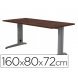 Foto 0: MESA DE ESCRIT�RIO ROCADA METAL 2002AC03 ALUM�NIO /WENGUE 160X80 CM