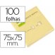 Foto 0: Bloco de notas adesivas Q-Connect, Amarelo, 75x75mm
